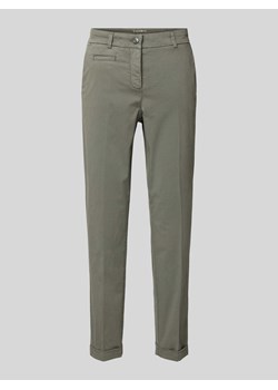 Spodnie o kroju slim fit z zapięciem na guzik model ‘STELLA’ ze sklepu Peek&Cloppenburg  w kategorii Spodnie damskie - zdjęcie 170842001