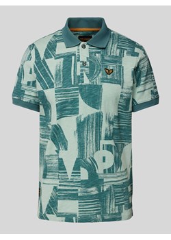 Koszulka polo we wzory na całej powierzchni ze sklepu Peek&Cloppenburg  w kategorii T-shirty męskie - zdjęcie 170842194