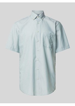 Koszula biznesowa o kroju modern fit w paski ze sklepu Peek&Cloppenburg  w kategorii Koszule męskie - zdjęcie 170842273
