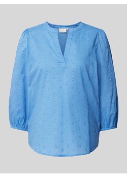 Bluzka z kołnierzem z lamówką model ‘jollia’ ze sklepu Peek&Cloppenburg  w kategorii Bluzki damskie - zdjęcie 170842532