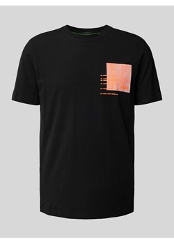 T-shirt z nadrukiem z logo model ‘Teebero’ ze sklepu Peek&Cloppenburg  w kategorii T-shirty męskie - zdjęcie 170842544