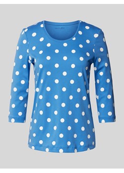 Bluzka z długim rękawem w grochy ze sklepu Peek&Cloppenburg  w kategorii Bluzki damskie - zdjęcie 170842610