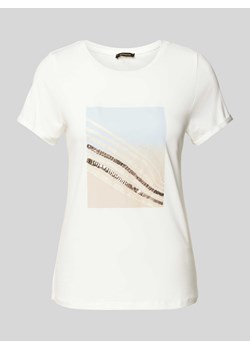 T-shirt z cekinowym obszyciem ze sklepu Peek&Cloppenburg  w kategorii Bluzki damskie - zdjęcie 170842673