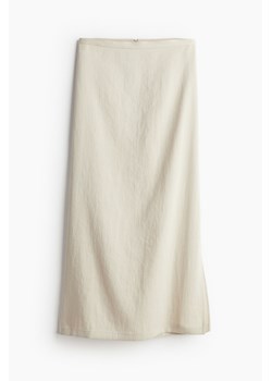 H & M - Ołówkowa spódnica z diagonalu - Beżowy ze sklepu H&M w kategorii Spódnice - zdjęcie 170842750