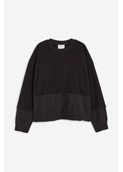 H & M - Polarowy sweter z kieszenią - Czarny ze sklepu H&M w kategorii Swetry damskie - zdjęcie 170842802