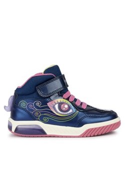 Geox Sneakersy J Inek Girl J36ASB 0NFEW C4243 M Granatowy ze sklepu MODIVO w kategorii Buty sportowe dziecięce - zdjęcie 170846160