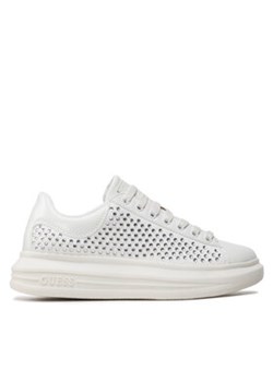 Guess Sneakersy Vibo FL5VIB ELE12 Biały ze sklepu MODIVO w kategorii Trampki damskie - zdjęcie 170846480