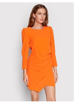 Kontatto Sukienka koktajlowa NO4016 Pomarańczowy Regular Fit ze sklepu MODIVO w kategorii Sukienki - zdjęcie 170846592
