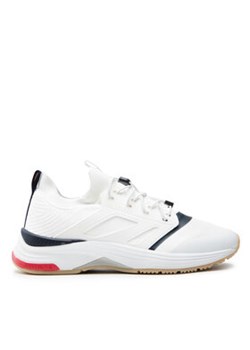 Tommy Hilfiger Sneakersy Modern Prep Sneaker Knit FM0FM04233 Biały ze sklepu MODIVO w kategorii Buty sportowe męskie - zdjęcie 170846731