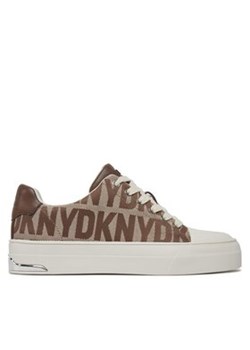 DKNY Sneakersy York K1448529 Beżowy ze sklepu MODIVO w kategorii Trampki damskie - zdjęcie 170846903