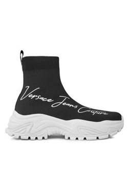 Versace Jeans Couture Sneakersy 75VA3SV5 Czarny ze sklepu MODIVO w kategorii Buty sportowe damskie - zdjęcie 170846950
