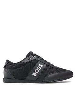Boss Sneakersy Rushman Low 50470180 10199225 01 Czarny ze sklepu MODIVO w kategorii Półbuty męskie - zdjęcie 170847193