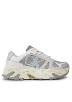 Calvin Klein Jeans Sneakersy Chunky Runner Vibram Lth Mix YM0YM00719 Szary ze sklepu MODIVO w kategorii Buty sportowe męskie - zdjęcie 170847661