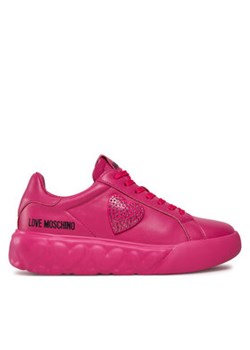 LOVE MOSCHINO Sneakersy JA15014G1IIA0604 Różowy ze sklepu MODIVO w kategorii Buty sportowe damskie - zdjęcie 170848094