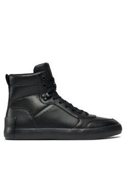 Calvin Klein Jeans Sneakersy Vulc Mid Laceup Lth In Lum YM0YM00872 Czarny ze sklepu MODIVO w kategorii Buty sportowe męskie - zdjęcie 170848272