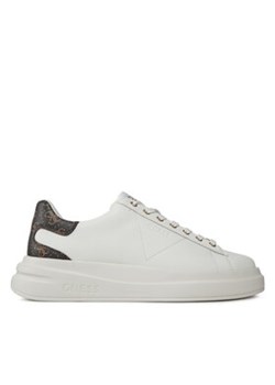 Guess Sneakersy Elba FMPVIB LEA12 Biały ze sklepu MODIVO w kategorii Buty sportowe męskie - zdjęcie 170849012