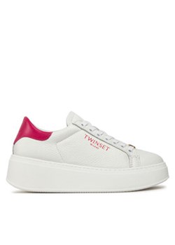 TWINSET Sneakersy 241TCP050 Biały ze sklepu MODIVO w kategorii Trampki damskie - zdjęcie 170849070
