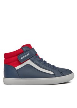 Geox Sneakersy J Gisli Boy J365CC 05410 C0735 S Granatowy ze sklepu MODIVO w kategorii Trampki dziecięce - zdjęcie 170849184