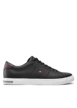 Tommy Hilfiger Sneakersy Essential Leather Detail Vulc FM0FM04047 Czarny ze sklepu MODIVO w kategorii Trampki męskie - zdjęcie 170849214