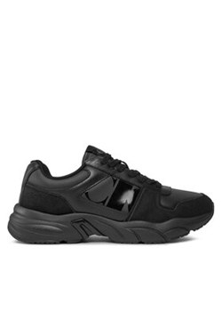 Calvin Klein Jeans Sneakersy Retro Tennis Laceup Nbs Lth Mix YM0YM00745 Czarny ze sklepu MODIVO w kategorii Buty sportowe męskie - zdjęcie 170849364