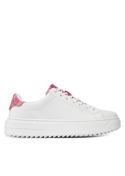 Guess Sneakersy Denesa4 FLPDS4 FAL12 Biały ze sklepu MODIVO w kategorii Buty sportowe damskie - zdjęcie 170849463
