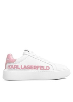 KARL LAGERFELD Sneakersy KL62210 Biały ze sklepu MODIVO w kategorii Buty sportowe damskie - zdjęcie 170849743