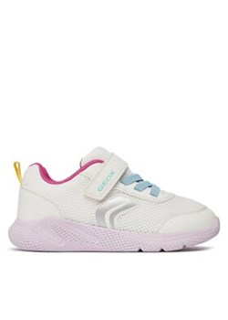 Geox Sneakersy J Sprintye Girl J36FWB 01454 C0653 S Biały ze sklepu MODIVO w kategorii Buty sportowe dziecięce - zdjęcie 170849770