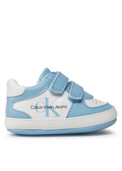 Calvin Klein Jeans Sneakersy V0B4-80850-1582 Niebieski ze sklepu MODIVO w kategorii Buty sportowe dziecięce - zdjęcie 170849851