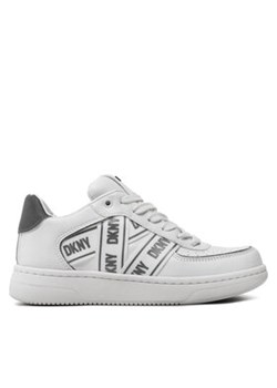 DKNY Sneakersy Olicia K4205683 Biały ze sklepu MODIVO w kategorii Buty sportowe damskie - zdjęcie 170850054