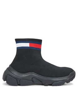 Tommy Jeans Sneakersy Tjw Sock Boot EN0EN02446 Czarny ze sklepu MODIVO w kategorii Buty sportowe damskie - zdjęcie 170850324