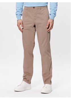 United Colors Of Benetton Spodnie materiałowe 4DKH55I18 Beżowy Slim Fit ze sklepu MODIVO w kategorii Spodnie męskie - zdjęcie 170850340