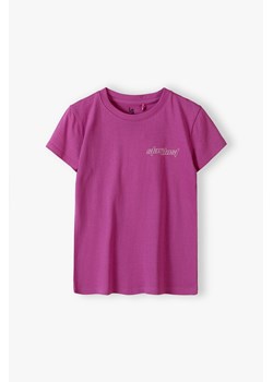 Różowa oversizowa koszulka dziewczęca ze sklepu 5.10.15 w kategorii Bluzki dziewczęce - zdjęcie 170850713