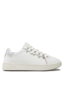 Guess Sneakersy Mely FL5MEL SMA12 Biały ze sklepu MODIVO w kategorii Buty sportowe damskie - zdjęcie 170852711