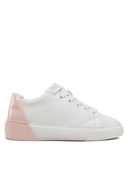 Calvin Klein Sneakersy Heel Counter Cupsole Lace Up HW0HW01378 Biały ze sklepu MODIVO w kategorii Trampki damskie - zdjęcie 170852960