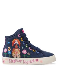 Geox Sneakersy Jr Ciak Girl J1504C00010C4002 M Granatowy ze sklepu MODIVO w kategorii Trampki dziecięce - zdjęcie 170852992
