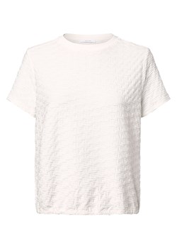 Opus Koszulka damska - Saanu Kobiety biały wypukły wzór tkaniny ze sklepu vangraaf w kategorii Bluzki damskie - zdjęcie 170853673