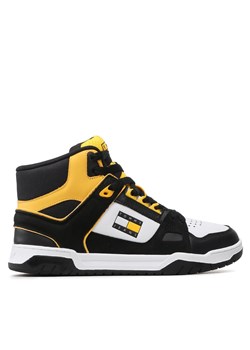 Sneakersy Tommy Jeans Mid Cut Skater EM0EM01108 Warm Yellow ZFM ze sklepu eobuwie.pl w kategorii Buty sportowe męskie - zdjęcie 170853783