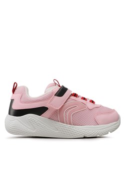 Sneakersy Geox J Sprintye Girl J25FWC01454C8T9B D Lt Pink/Black ze sklepu eobuwie.pl w kategorii Buty sportowe dziecięce - zdjęcie 170853811