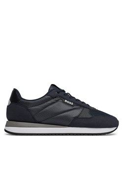 Sneakersy Boss Kai Runn 50503715 Dark Blue 405 ze sklepu eobuwie.pl w kategorii Buty sportowe męskie - zdjęcie 170853814