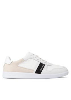 Sneakersy Calvin Klein Low Top Lace Up Mix HM0HM00491 Biały ze sklepu eobuwie.pl w kategorii Buty sportowe męskie - zdjęcie 170853931