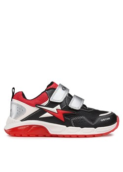 Sneakersy Geox J Saziale B.B J35CQB 014BU C0048 D Black/Red ze sklepu eobuwie.pl w kategorii Buty sportowe dziecięce - zdjęcie 170853974