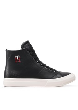 Sneakersy Tommy Hilfiger Th Hi Vulc Street Leather FM0FM04739 Black BDS ze sklepu eobuwie.pl w kategorii Trampki męskie - zdjęcie 170853983