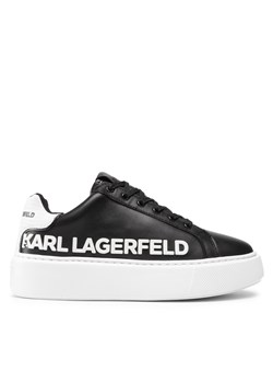 Sneakersy KARL LAGERFELD KL62210 Black/White Lthr ze sklepu eobuwie.pl w kategorii Trampki damskie - zdjęcie 170854034