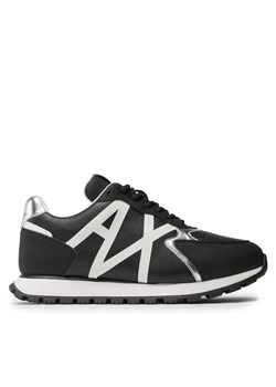 Sneakersy Armani Exchange XDX139 XV733 S277 Czarny ze sklepu eobuwie.pl w kategorii Buty sportowe damskie - zdjęcie 170854402