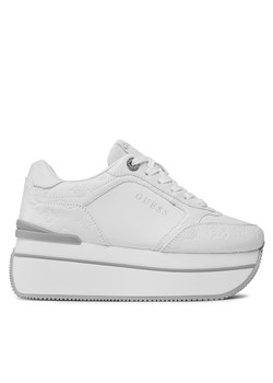 Sneakersy Guess Camrio FLPCAM FAL12 WHITE ze sklepu eobuwie.pl w kategorii Buty sportowe damskie - zdjęcie 170854430