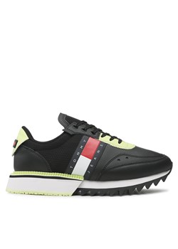 Sneakersy Tommy Jeans Cleated EM0EM01168 Black BDS ze sklepu eobuwie.pl w kategorii Buty sportowe męskie - zdjęcie 170854654