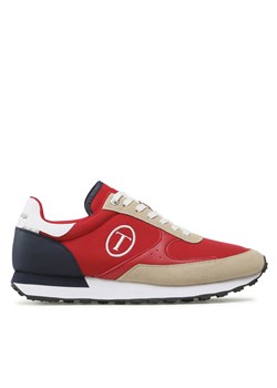 Sneakersy Trussardi 77A00512 Czerwony ze sklepu eobuwie.pl w kategorii Buty sportowe męskie - zdjęcie 170854942