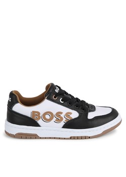Sneakersy Boss J50861 S Black 09B ze sklepu eobuwie.pl w kategorii Buty sportowe dziecięce - zdjęcie 170854972