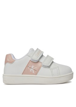 Sneakersy Calvin Klein Jeans V1A9-80782-1355X M White/Pink 134 ze sklepu eobuwie.pl w kategorii Buty sportowe dziecięce - zdjęcie 170854980