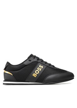 Sneakersy Boss Rusham 50470180 10199225 01 Black 001 ze sklepu eobuwie.pl w kategorii Buty sportowe męskie - zdjęcie 170855011